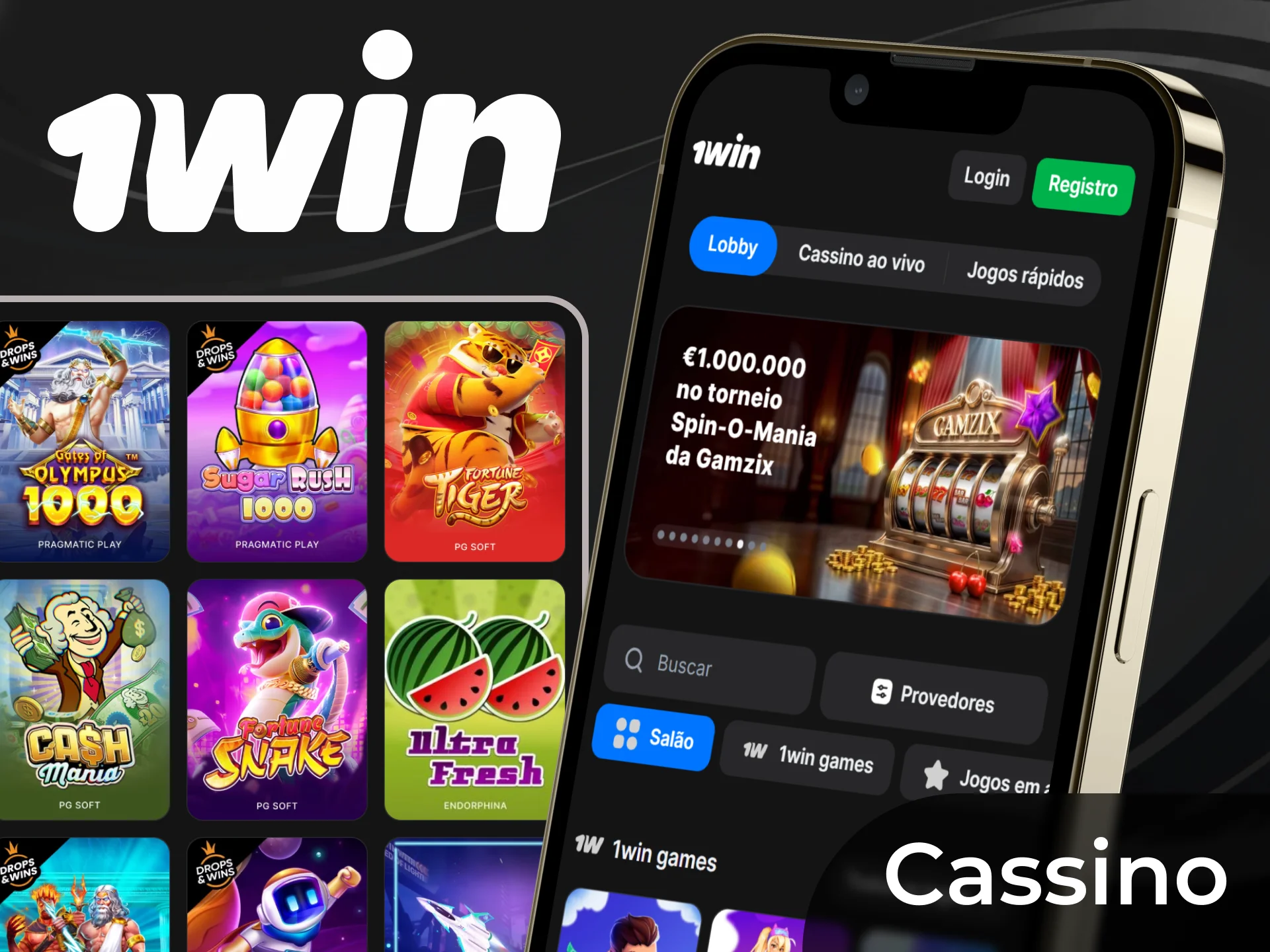 Voc&ecirc; tamb&eacute;m encontrar&aacute; cassinos online no aplicativo 1win.