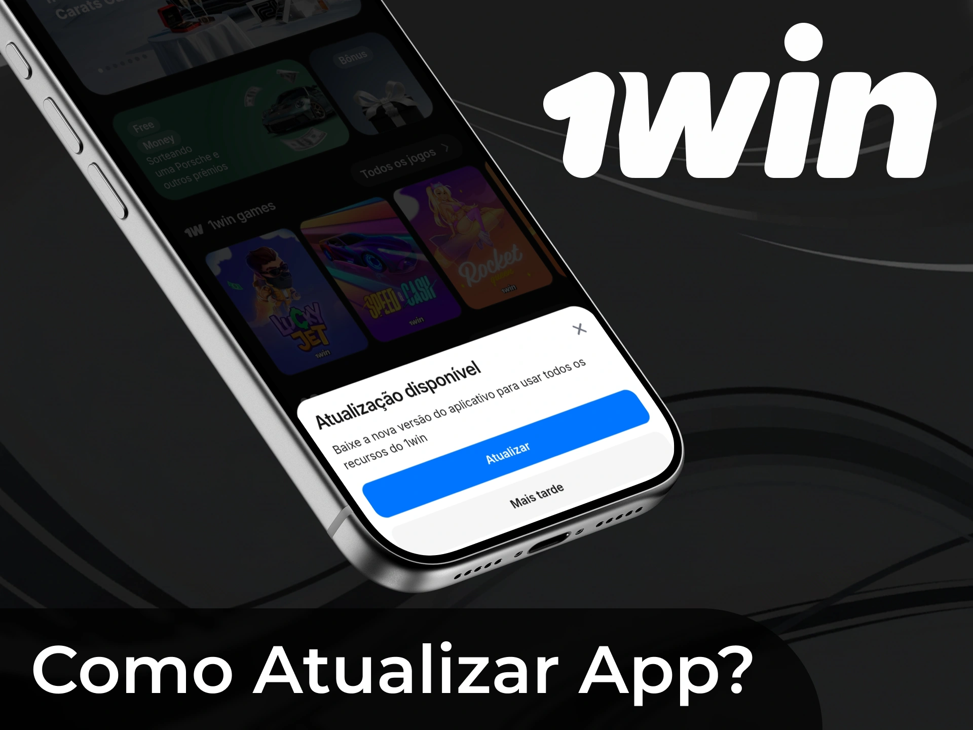 O aplicativo 1win n&atilde;o requer sua aten&ccedil;&atilde;o e &eacute; atualizado automaticamente.
