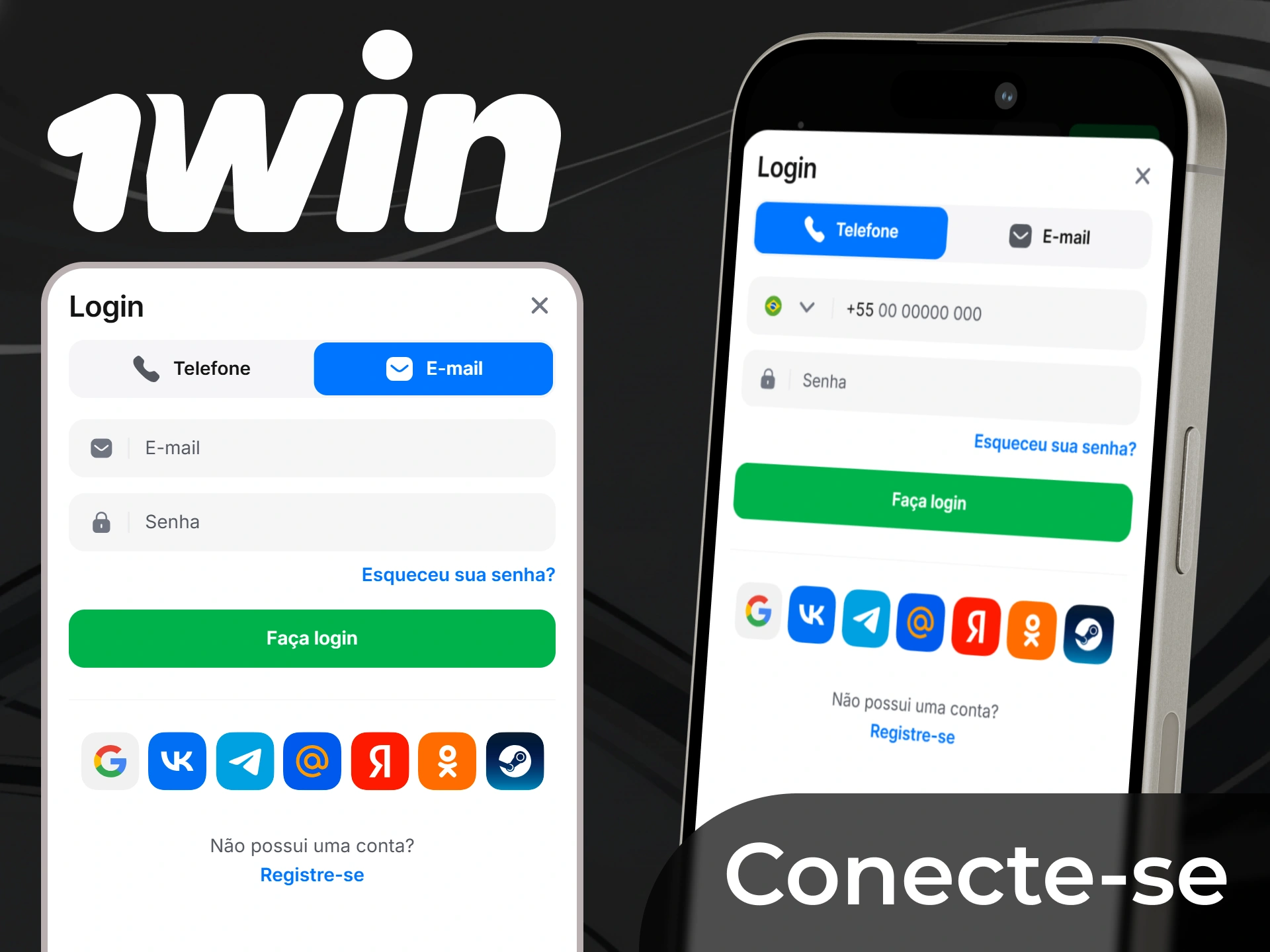 Acesse sua conta 1win com seu nome de usu&aacute;rio e senha.