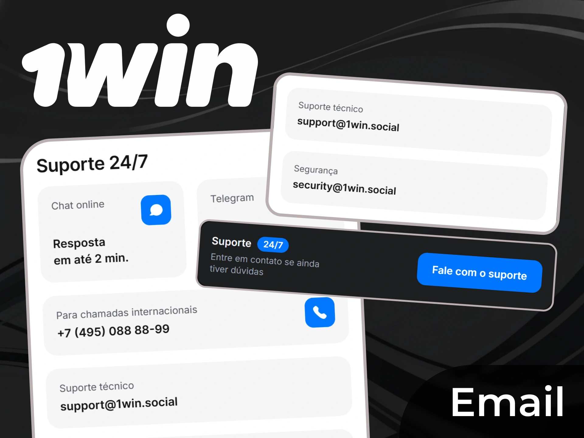 Ao se comunicar com o suporte por e-mail, seja preciso e educado para uma resposta mais r&aacute;pida.