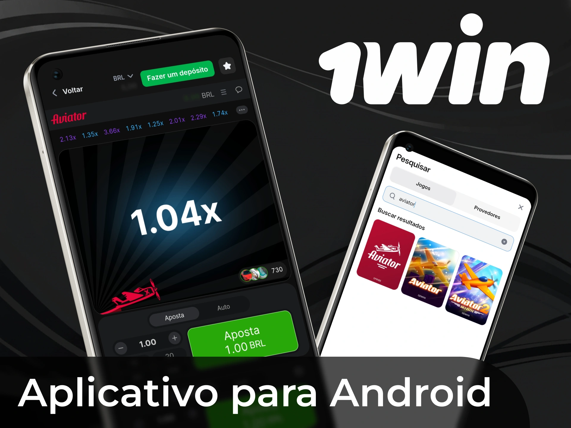 Os utilizadores do 1Win t&ecirc;m uma oportunidade &uacute;nica de jogar utilizando o software oficial do green robot.