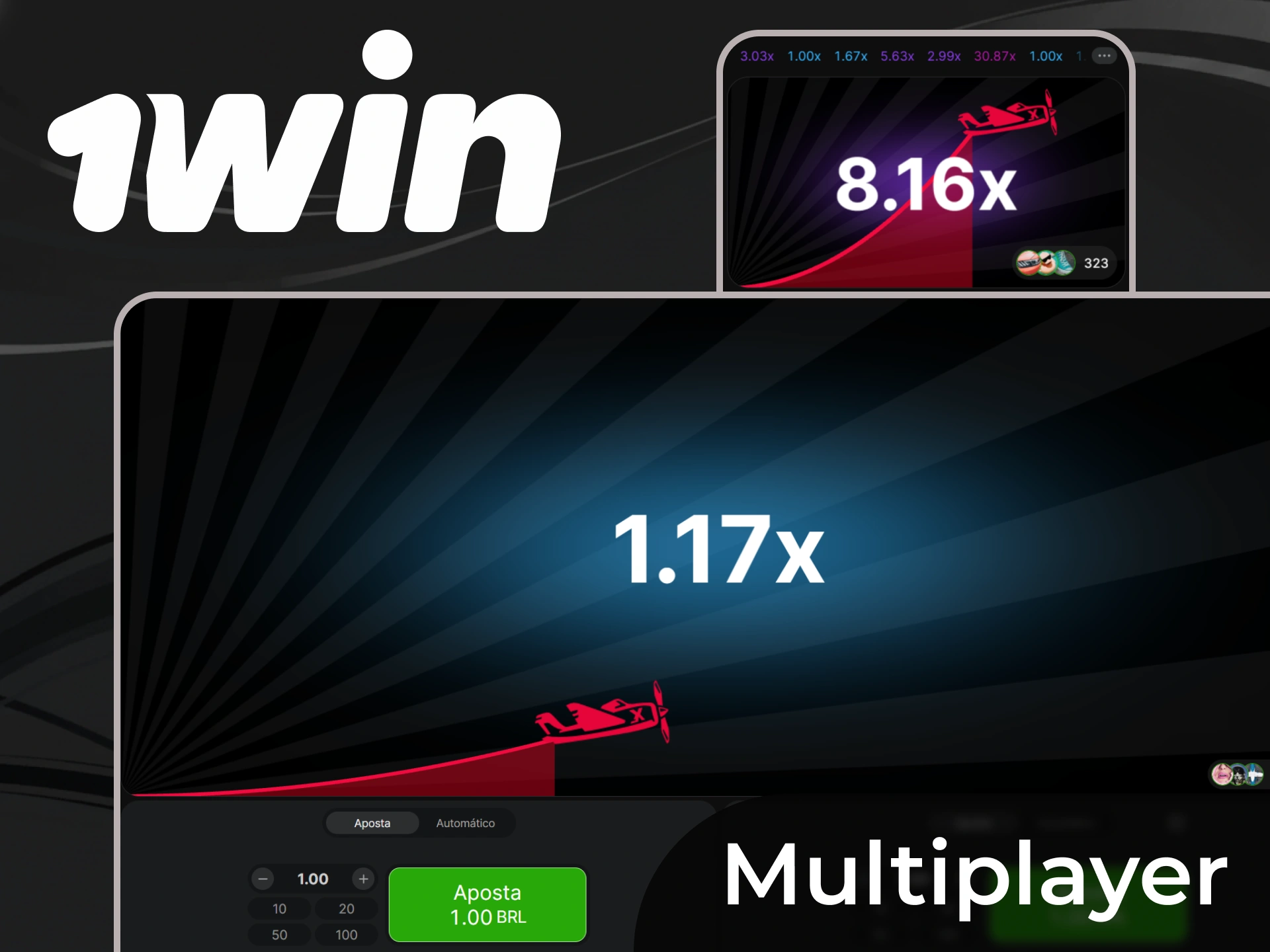 Antes do in&iacute;cio da ronda, tire partido do multiplicador especial que aumentar&aacute; drasticamente as suas hip&oacute;teses de ganhar no 1Win Aiviator.