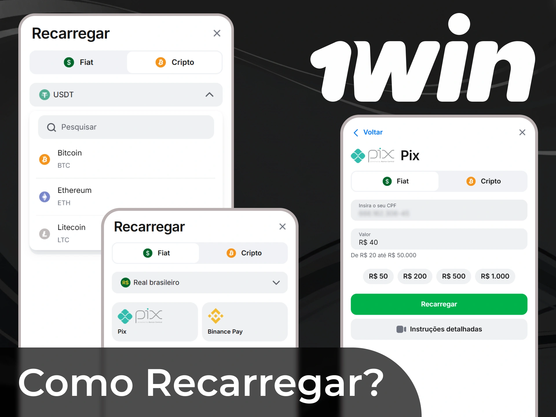O dep&oacute;sito &eacute; um atributo importante do jogo, talvez o primeiro procedimento ap&oacute;s a cria&ccedil;&atilde;o de uma conta 1Win.