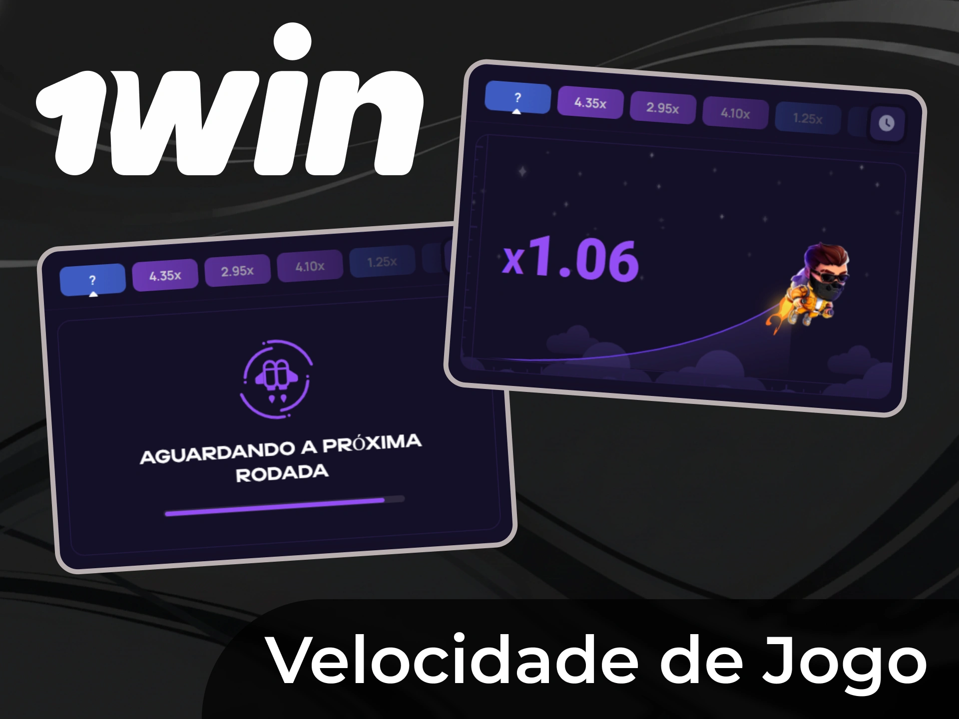 Experimente uma velocidade incr&iacute;vel, pois cada rodada dura apenas 5 segundos em 1win.