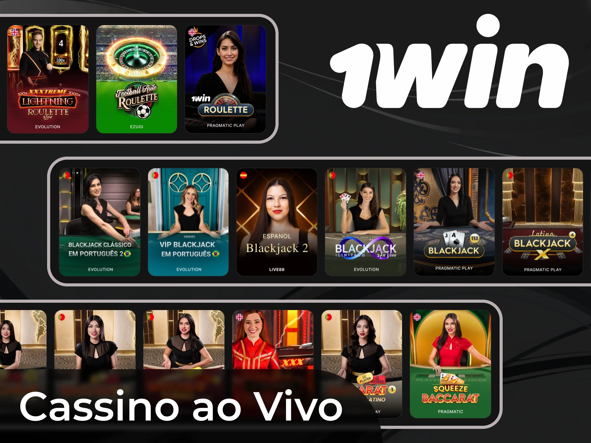 1win n&atilde;o s&oacute; tem um escrit&oacute;rio de apostas, mas tamb&eacute;m um cassino online.