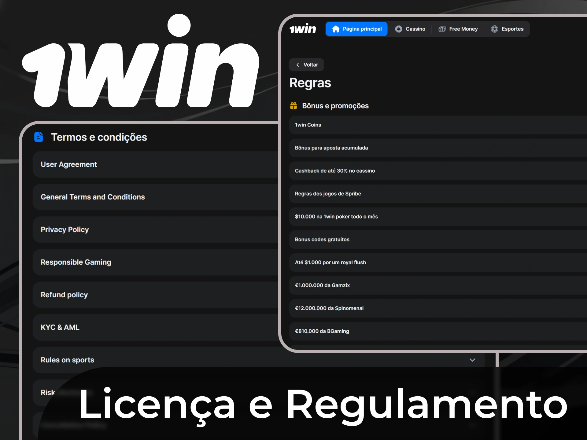 1win &eacute; licenciado por Cura&ccedil;ao eGaming e &eacute; totalmente legal no Brasil.