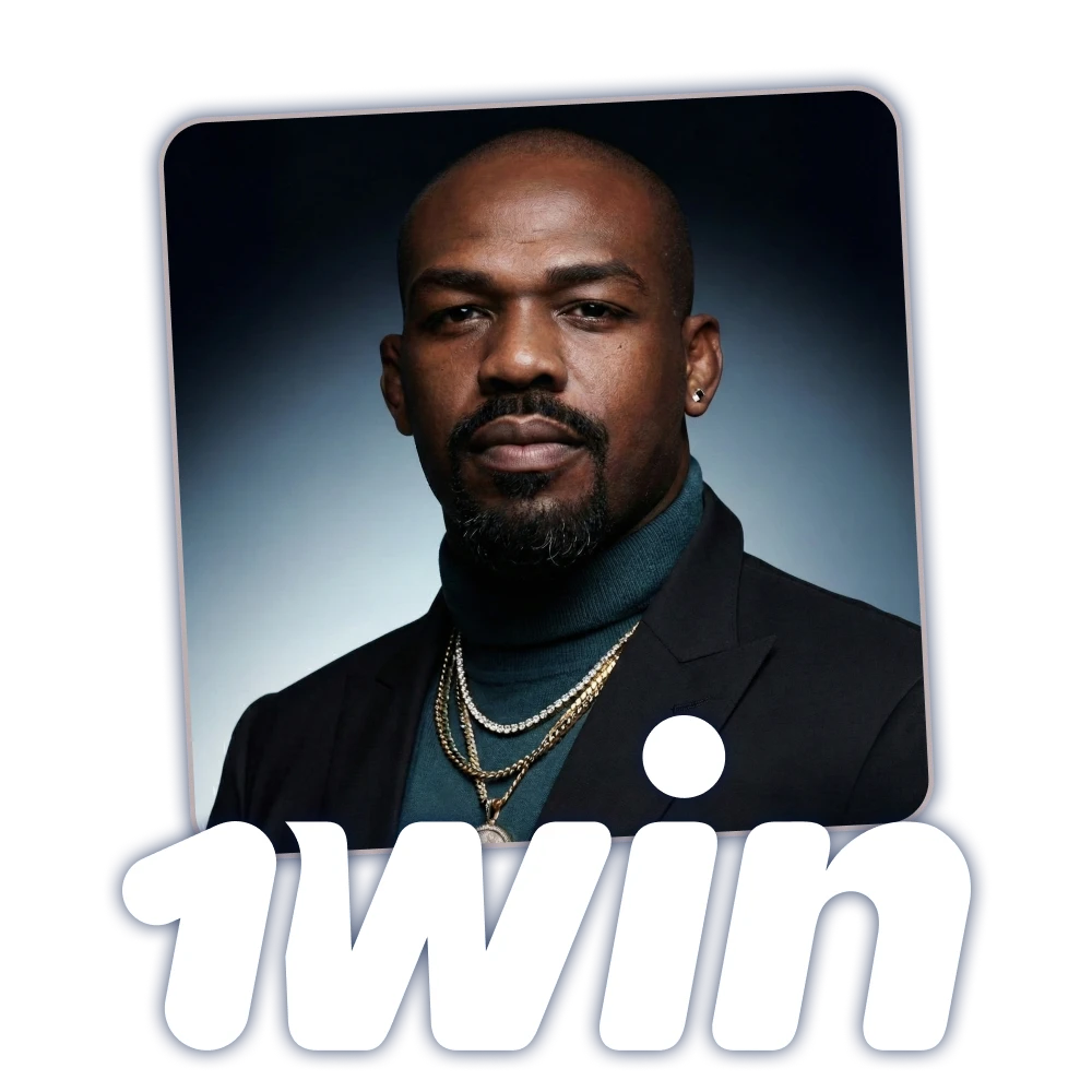 Jon Jones &eacute; parceiro oficial da 1win.