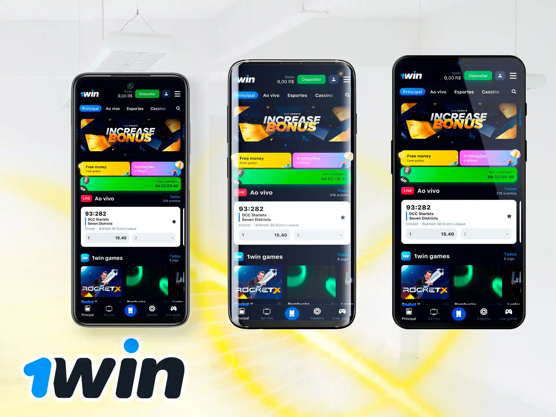 Você pode baixar o aplicativo 1win em qualquer smartphone Android moderno.