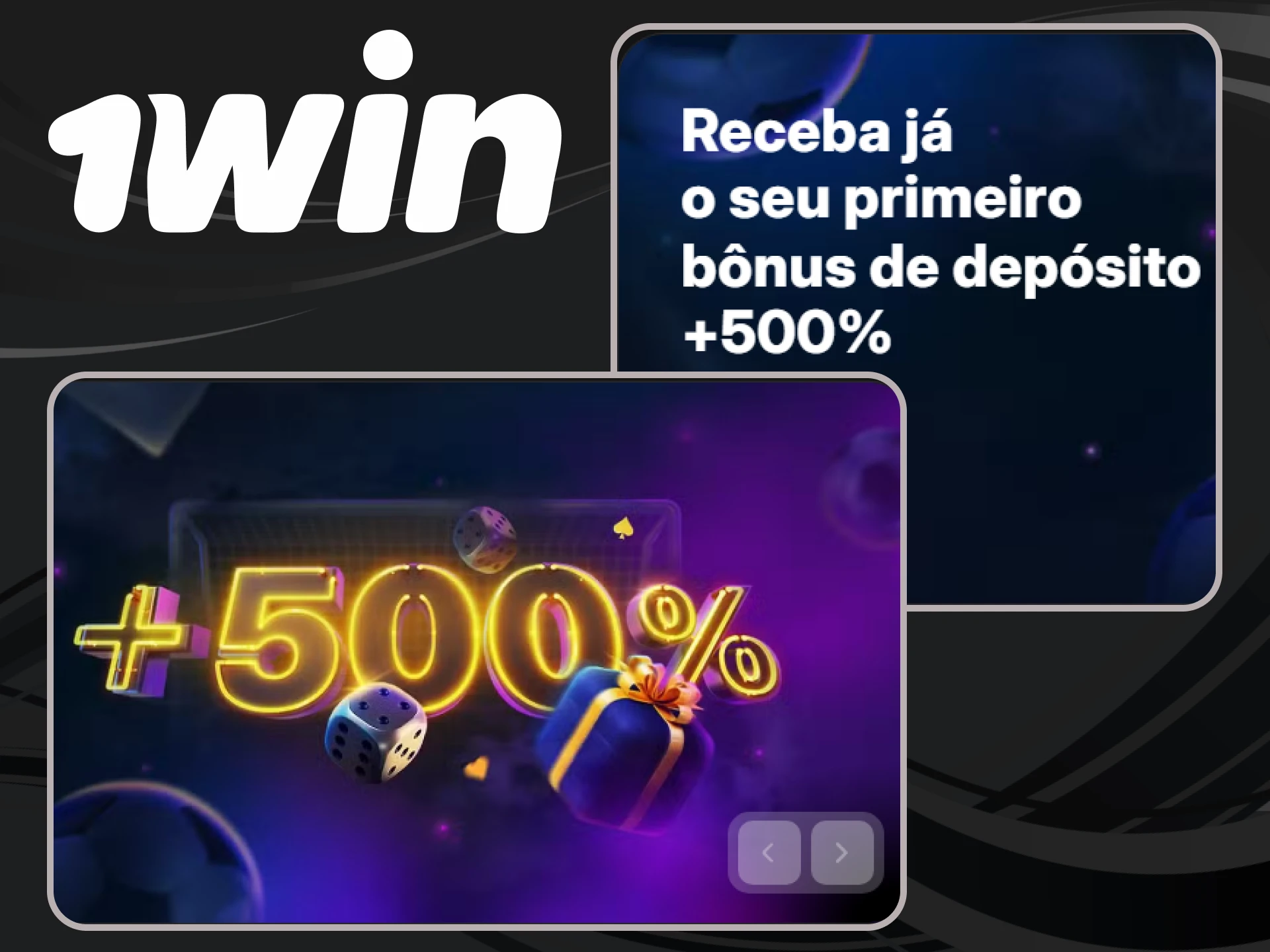 Receba um bônus de até 500% em apostas esportivas no aplicativo 1win.