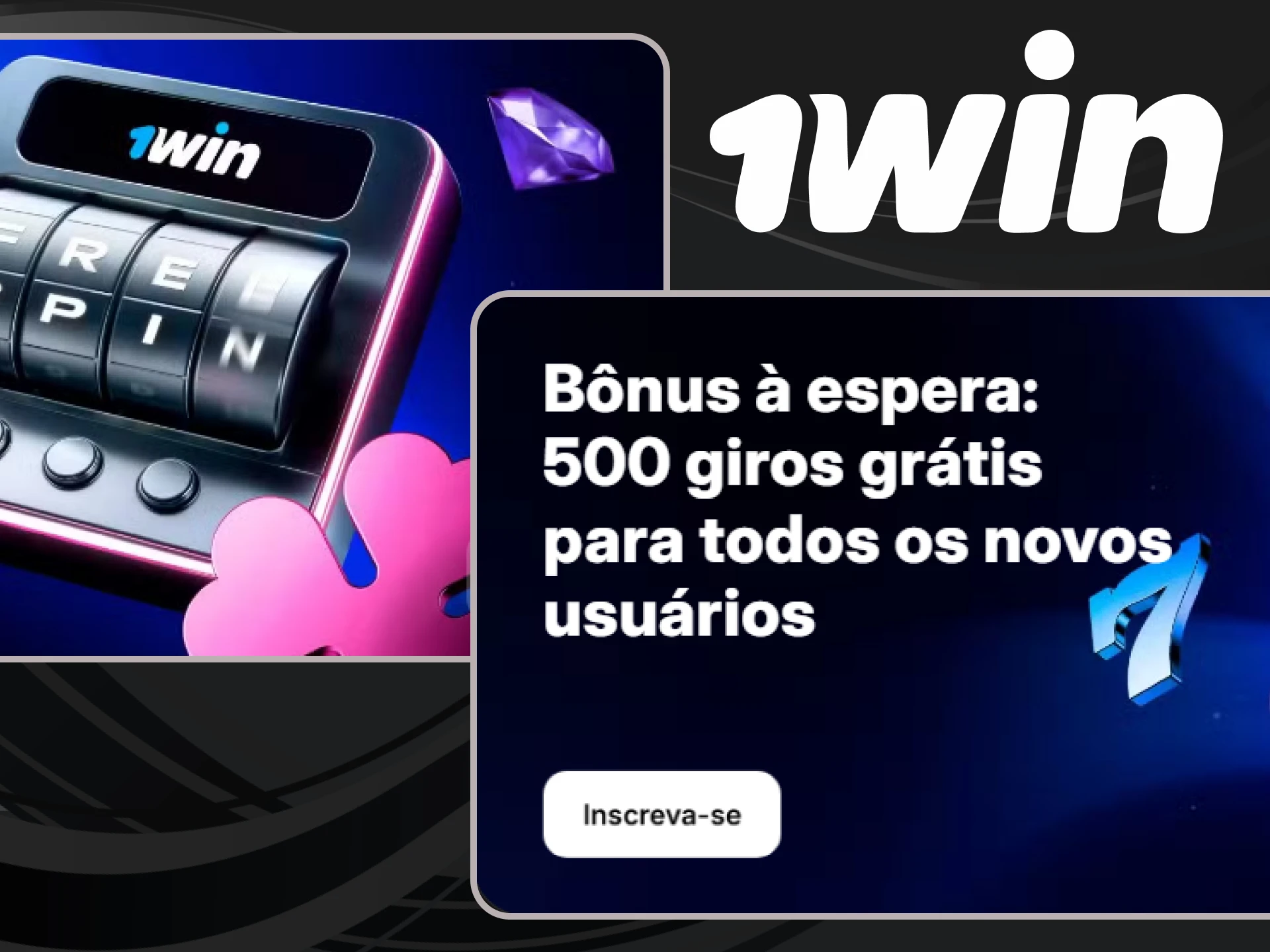 Insira o código promocional PROMO2 ao se registrar e receba um bom bônus para jogar no 1win casino online.