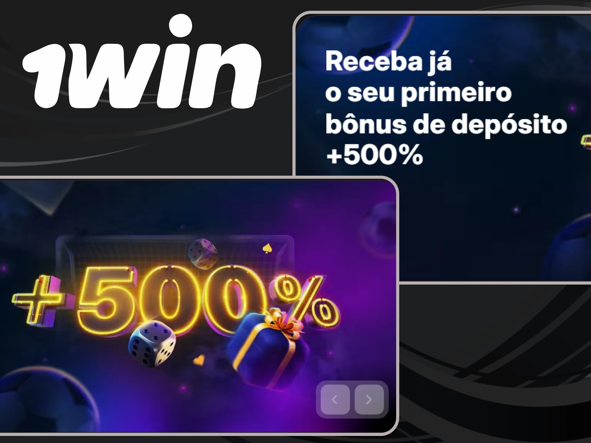 Você pode obter até 6100 BRL como bônus de boas-vindas e gastá-lo em apostas esportivas.