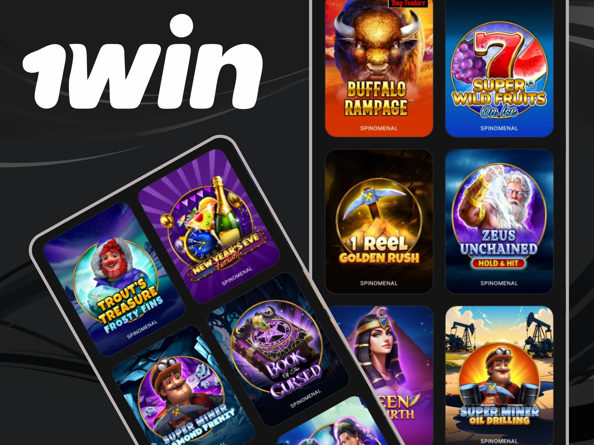 Jogue jogos especiais e ganhe o jackpot de 1win.