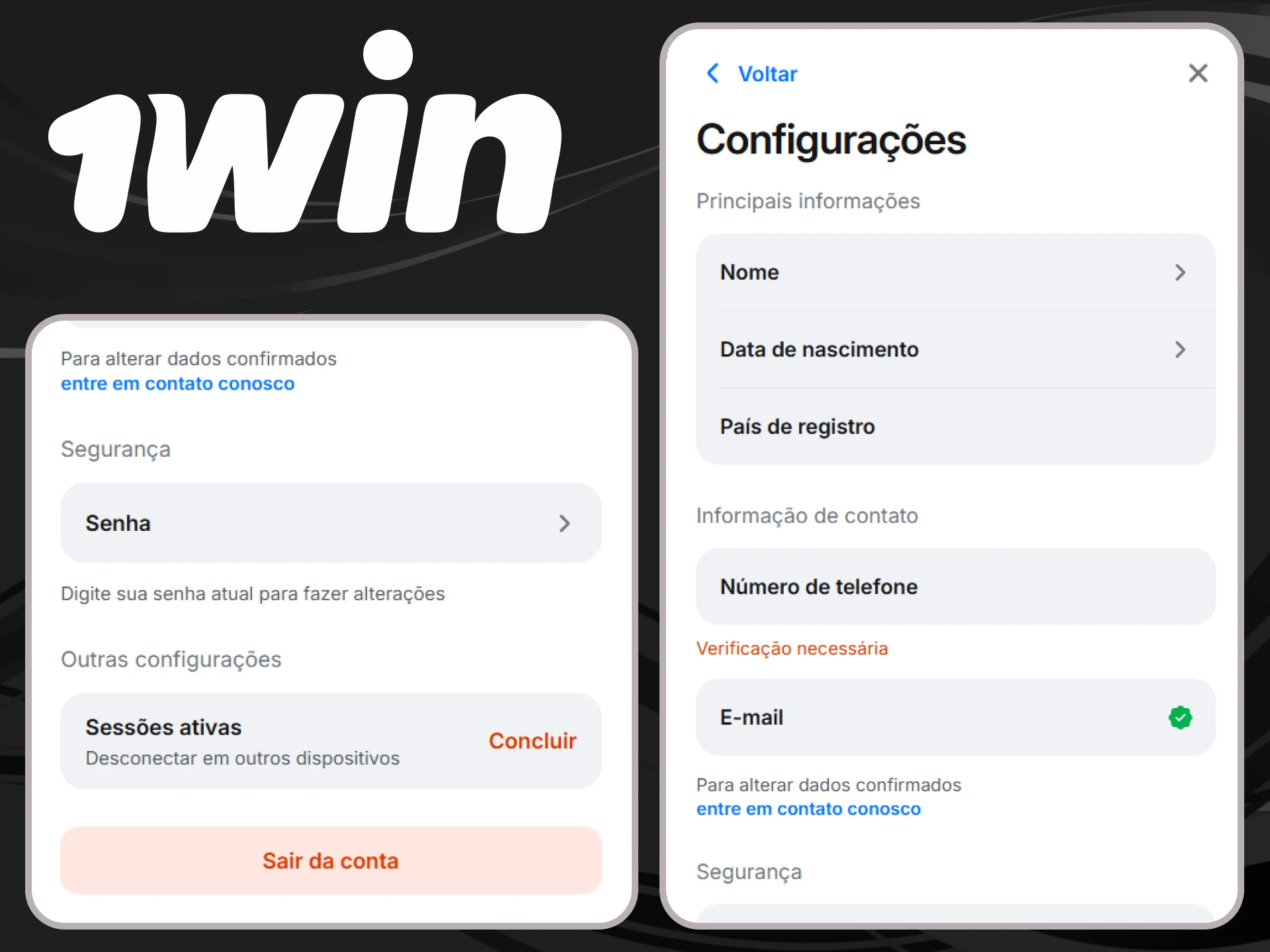 A fim de retirar os ganhos do 1win de forma rápida e fácil, você precisa verificar sua conta.