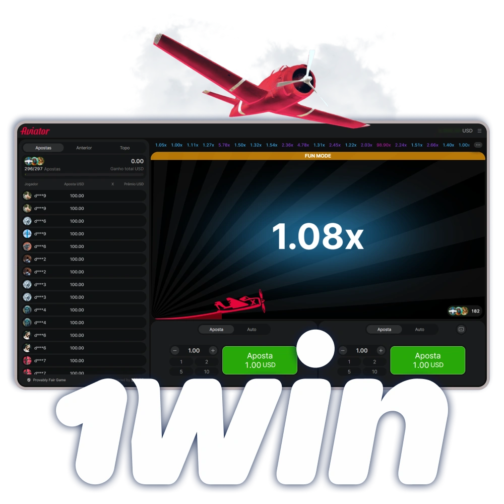 De longe o jogo de Crash mais popular no Brasil, é aqui que obterá grandes ganhos e também os poderá levantar facilmente para a sua conta.