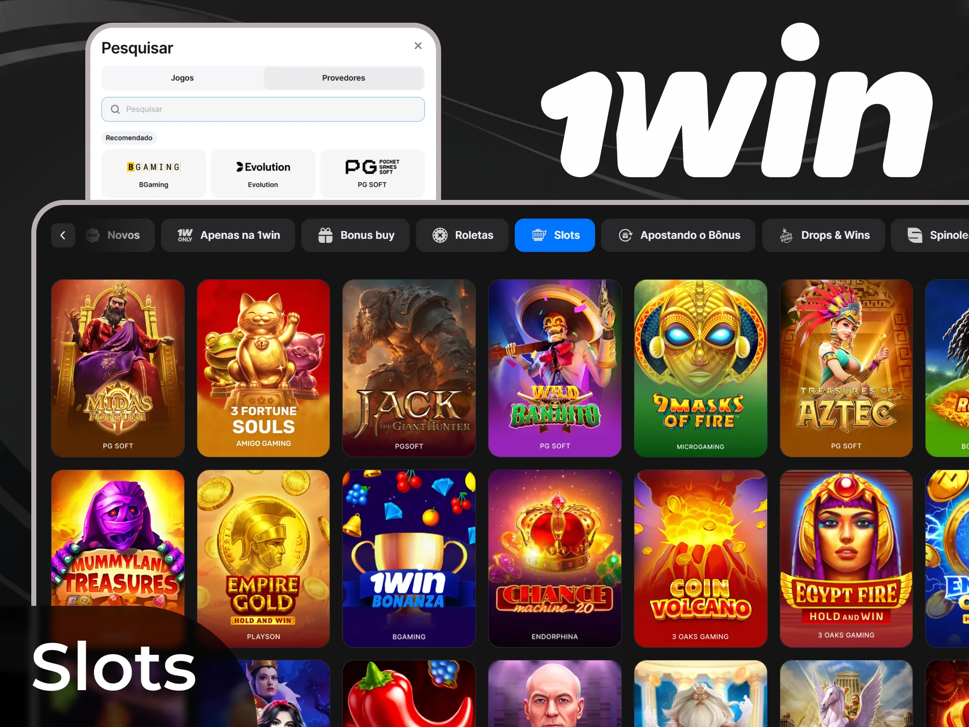 Jogue uma variedade de slots de fornecedores confiáveis.